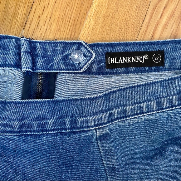 Blank NYC Asymmetrical Denim Skirt 27 - Picture 5 of 6